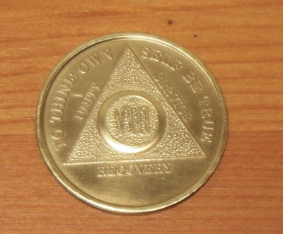 8 year Sobriety medal