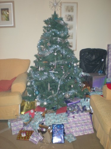 Tree Loaded with Prezzies